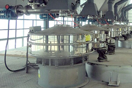 Vibratory separator for food industry