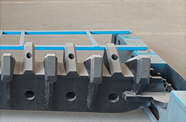 crushing-beam-of-mineral-sizer